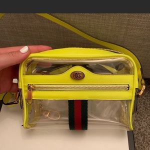 Authentic Gucci ophidia shoulder pvc mini bag